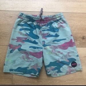 Munster Kids Camo Swim Shorts - Blue and Pink